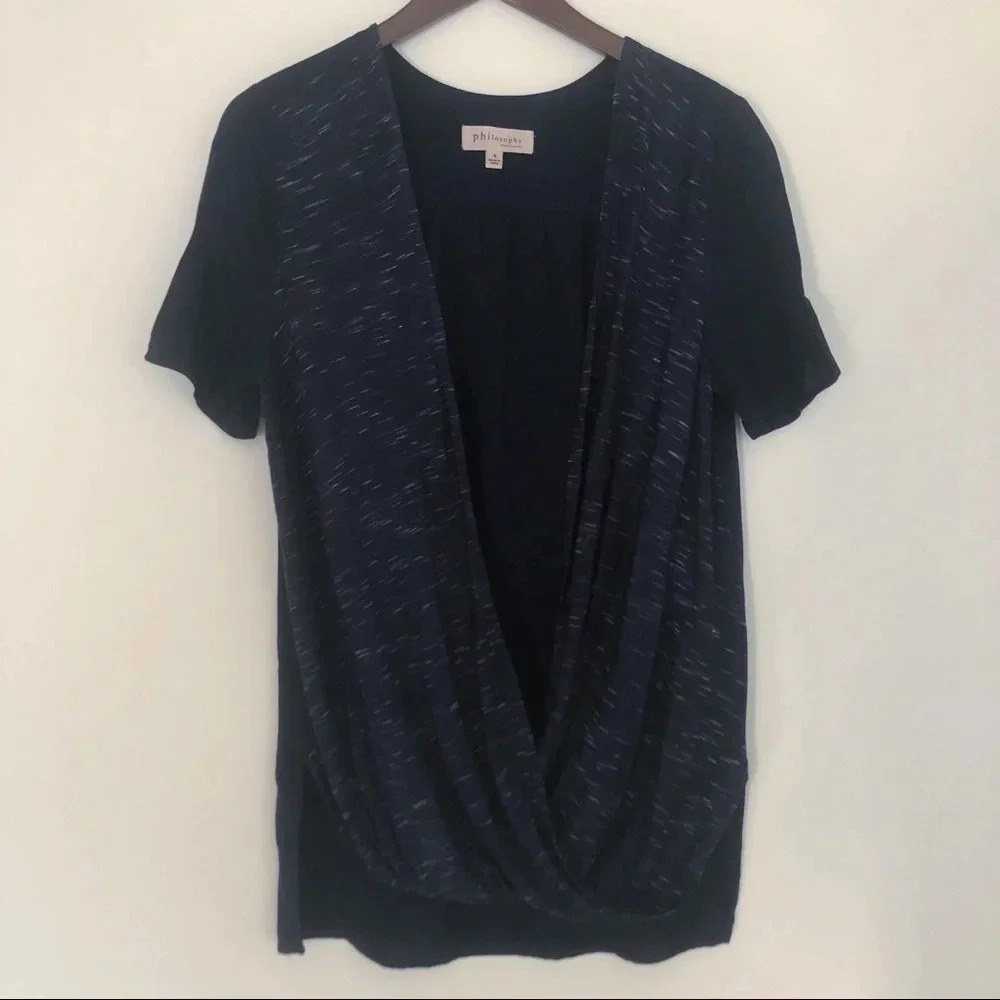 🍁 Philosophy | Navy Crossover High Low Top